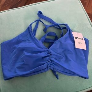 NWT fused Hawaii XXL bikini top in “ocean”